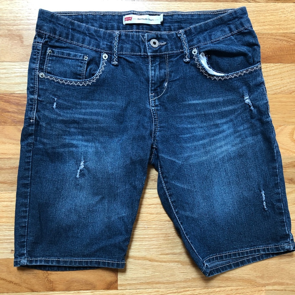 Levi’s denim Bermuda shorts - jr. size 7